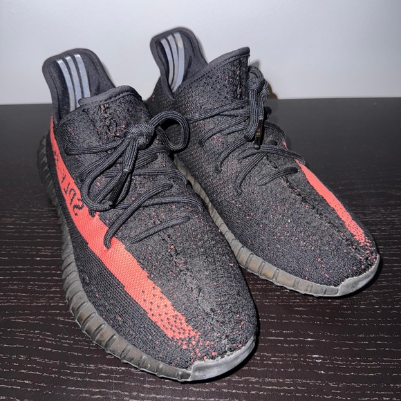 Yeezy Men's Shoes - Black, Gray, Cream, Green, Orange - Picture 3 of 8